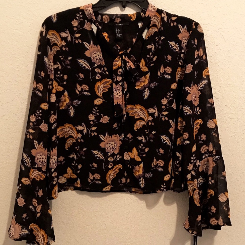 Forever 21 Paisley Print Top